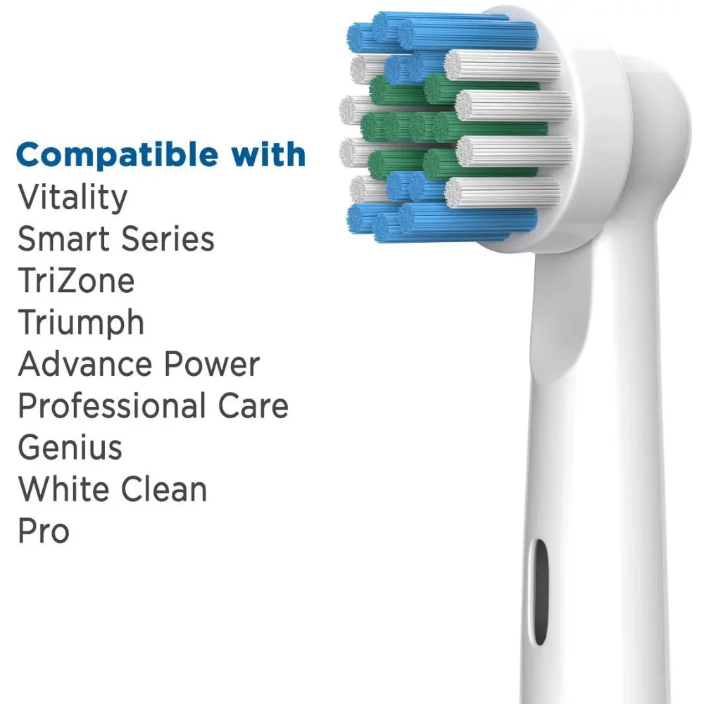 Braun-Cabezal de repuesto para cepillo de dientes eléctrico, 4/8/16 piezas, Compatible con Oral B