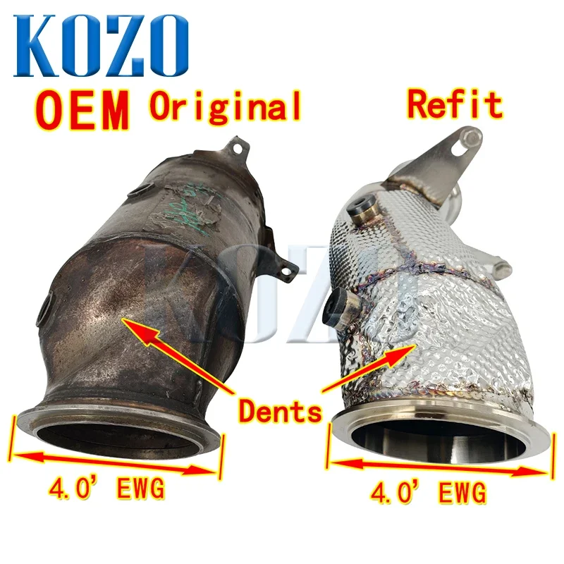 Turbo Downpipe for BMW N55 M2 F87 3.0T EWG 14-19