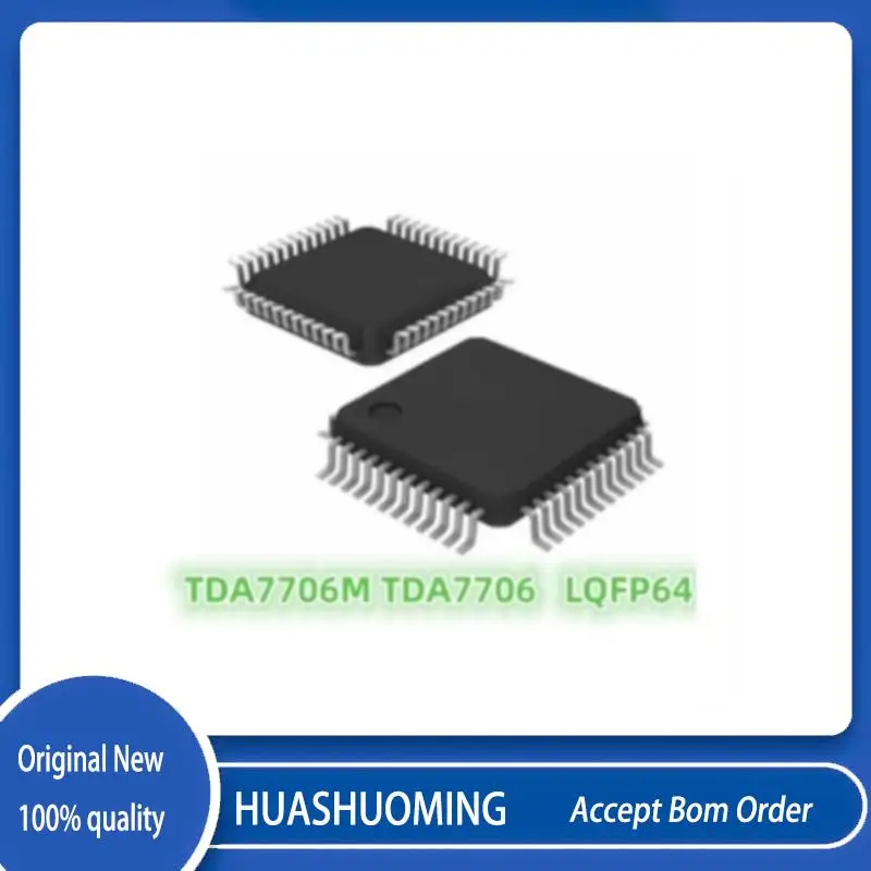 NEW 10Pcs/LoT  TDA7706M TDA7706   LQFP64