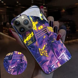 Smart Luminous Phone Case for Realme, Cyber Punk Style, Flashing Cover, V23, V25, Q3, Q5 Pro, GT Explorer, Master GT Neo 2, 9Pro