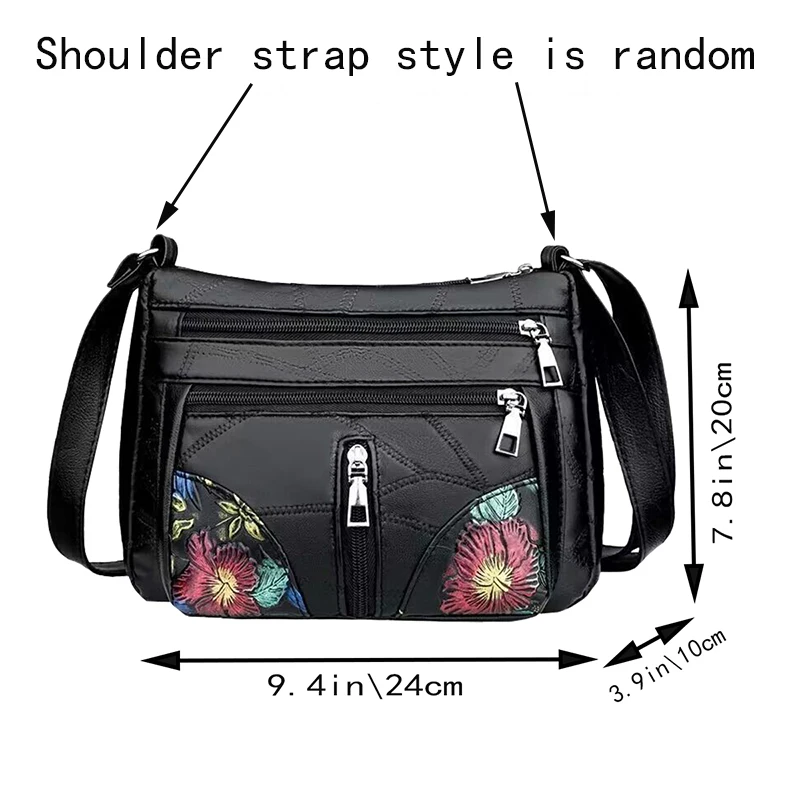 Soft texture women's handbag, new style, women's bag, large capacity, versatile women's briefcase [The zipper direction is rando image 2