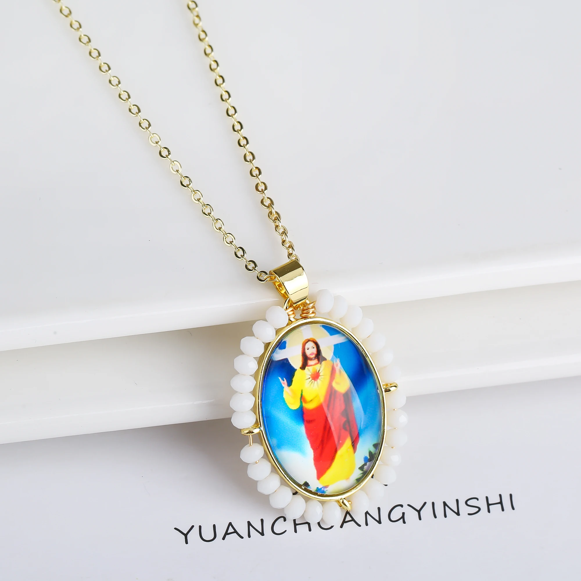 จี้รูปคริสเตียนคาทอลิกสำหรับผู - Mens Fashion Style Images บทวิจารณ์และราคา