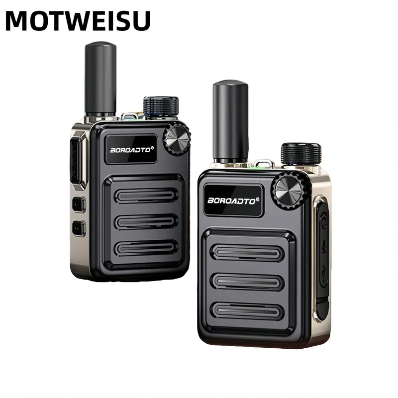 Mini Walkie Talkie 5W UHF 400-470MHz 16CH Two Way Radio One Key Frequency Matching Long Standby Portable Handheld Transceiver image 6
