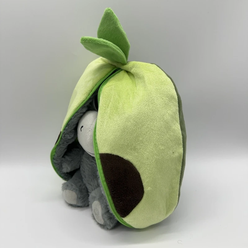 حار التنفس تضيء الموسيقى الأفوكادو حمار أفخم دمية لطيف حمار النوم الراحة رفيق محشوة دمى لعبة هدايا الأطفال