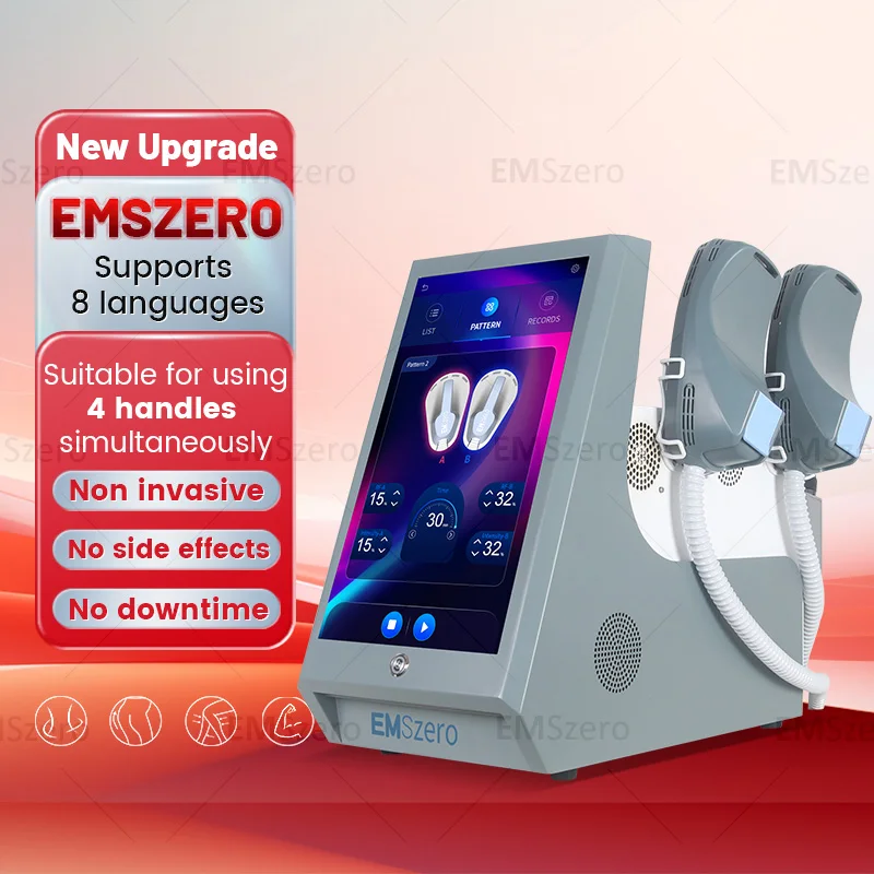 

EMSzero RF 6500W 200HZ Portable Electromagnetic Fat Removal Slimming EMS Muscle Stimulation Body Weight Lose Machine