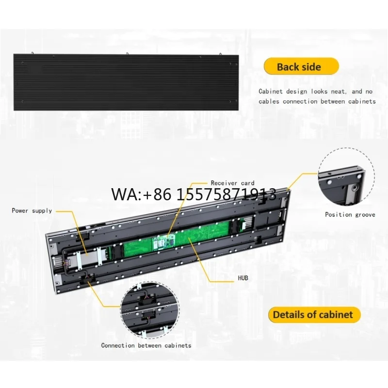 P3.91mm Small Pixel Pitch LED Advertising Screen 4K Indoor Fixed LED Display