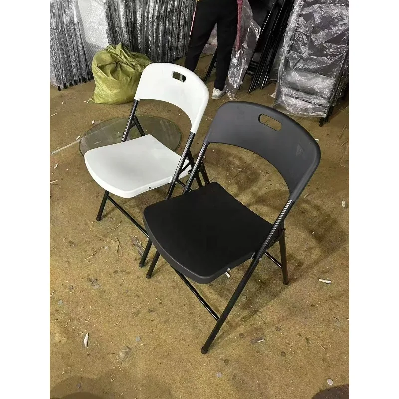Injection Molding Portable Lightweight White Folding Chairs for Events Party Wholesale Chair Outdoor Plastic Folding Chair