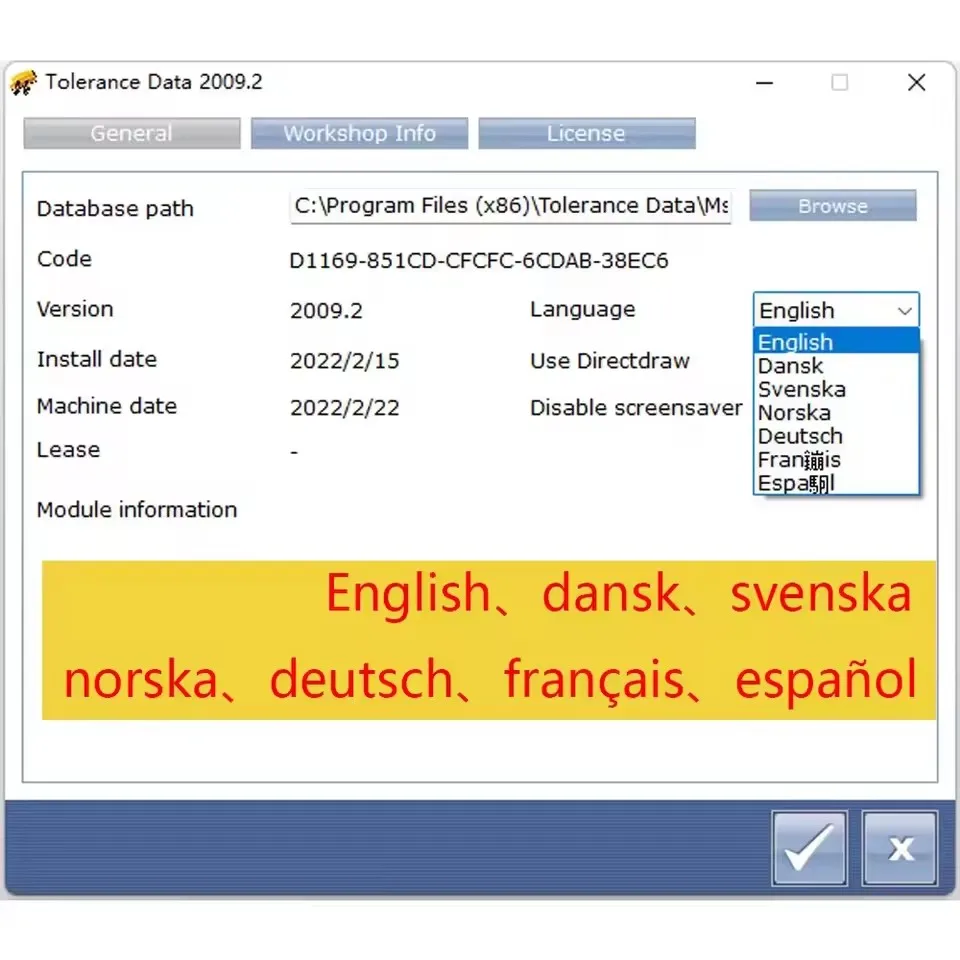 Dados de tolerancia 2009.2 برنامج de reparaciones de automoviles |   USB متعدد اللغات 32 جيجابايت |   Herramientas de Diagnosticos الفقرة e