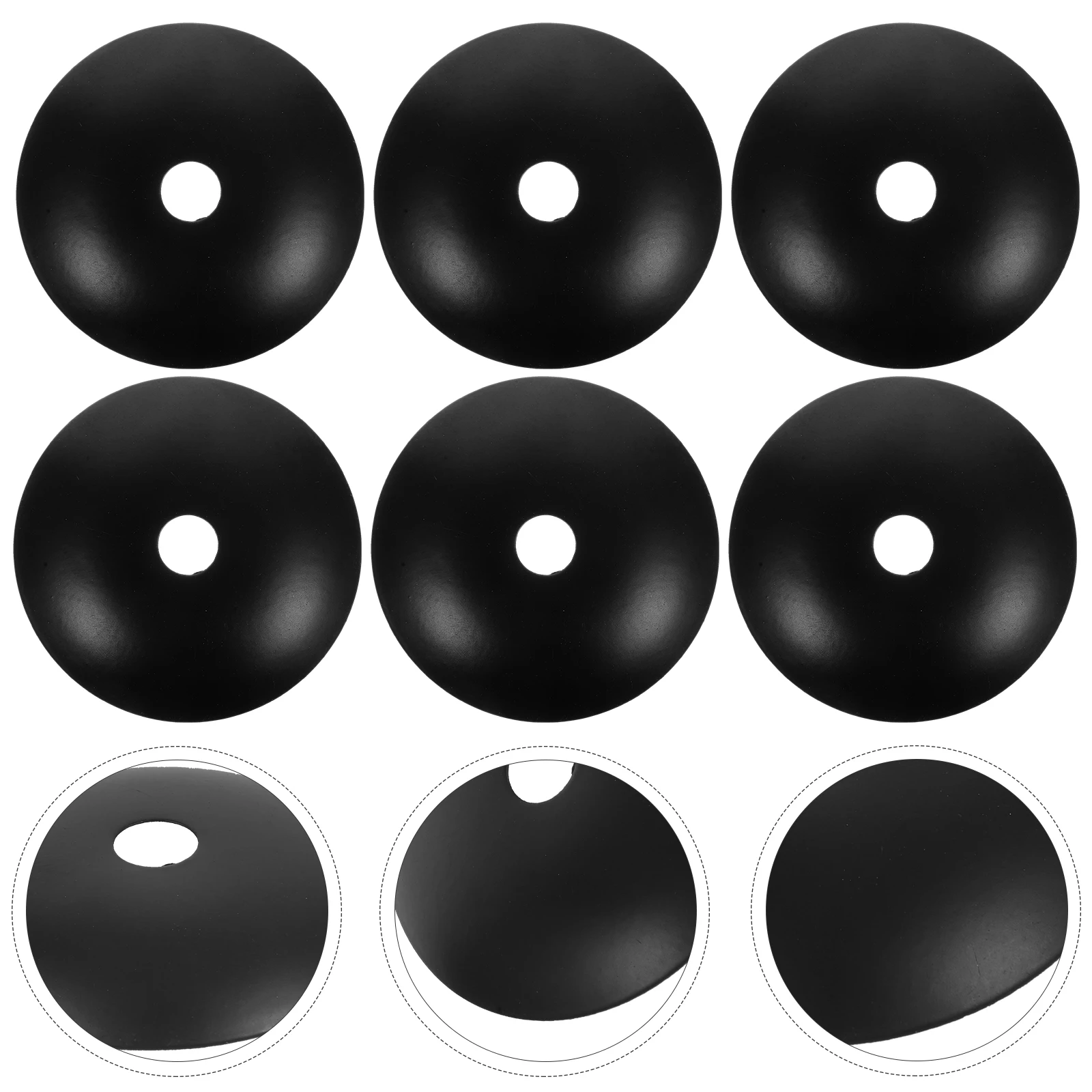 

6 PCS Chandelier Base Tray Canopy for Ceiling Light Accessories Cover Plates Parts Iron Holder Fittings