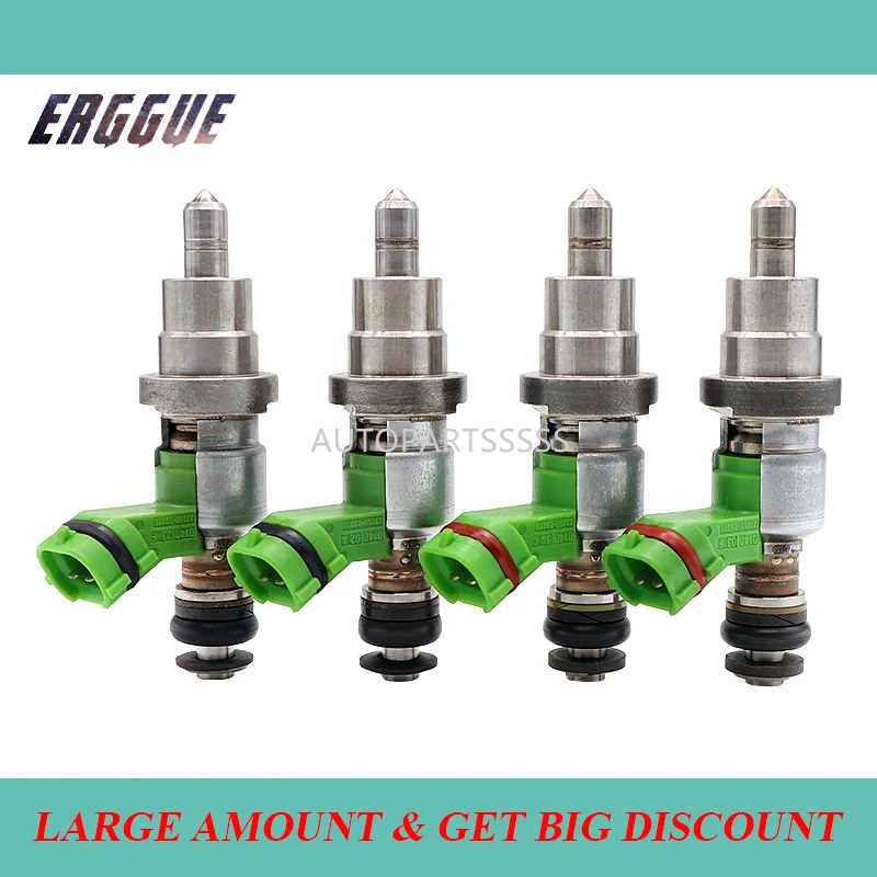 4PCS Original 23250-28070 2325028070 2320928070 1AZFSE 2AZFSE Fuel Injectors For TOYOTA Avensis RAV4 2.0L 2.4L D4 Noah 2.0L