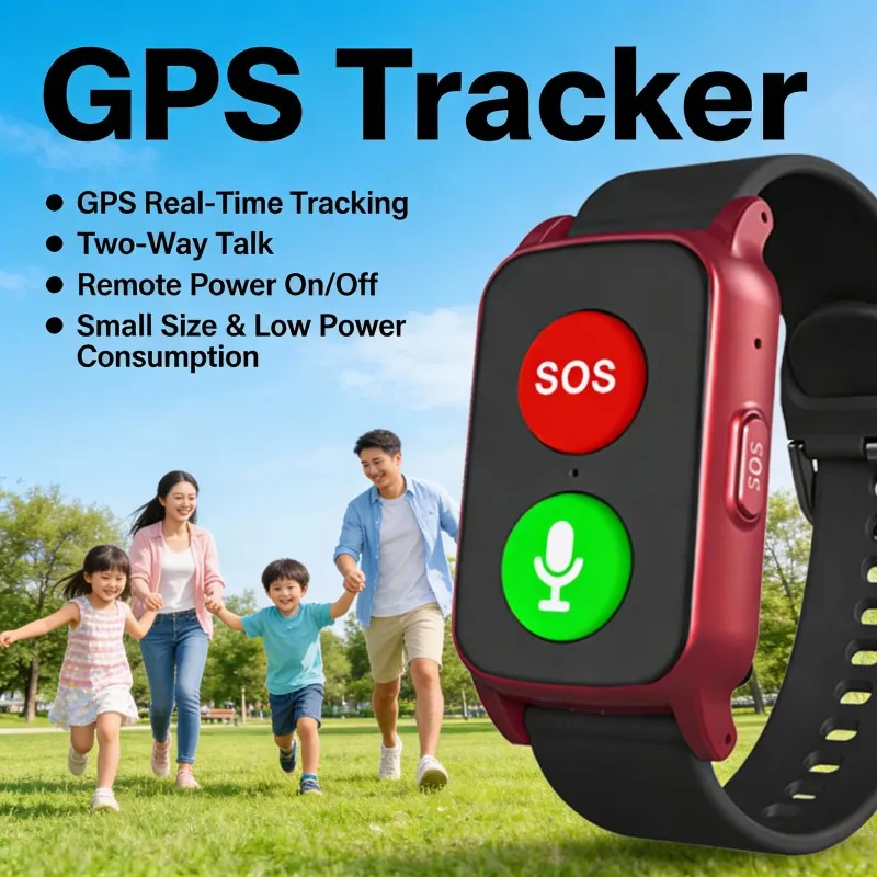 Heart Rate, Body Temperature, Blood Oxygen, Elderly GPS Positioning Wristband, Long Standby, Fall Alarm Smart Wristband