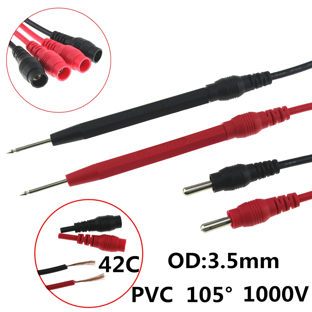 1000V 16 In 1 Multi-function Combination Test Cable Banana Jack Universal Meter Test Line Multimeter Table Pen