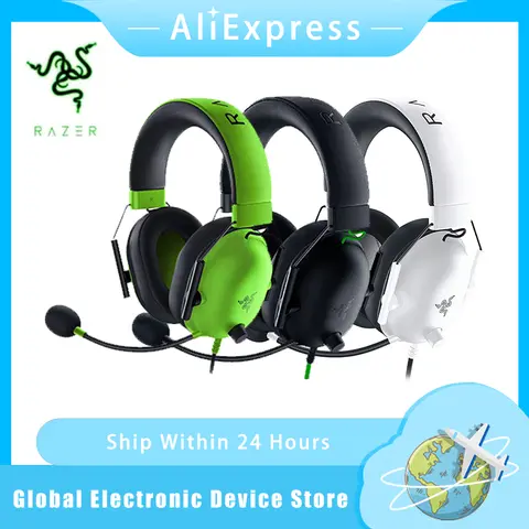 Razer BlackShark V2 X Wired Esports Headset Advanced Passive Noise Cancellation, 7.1 Surround Sound, Hyperclear Cardioid Mic