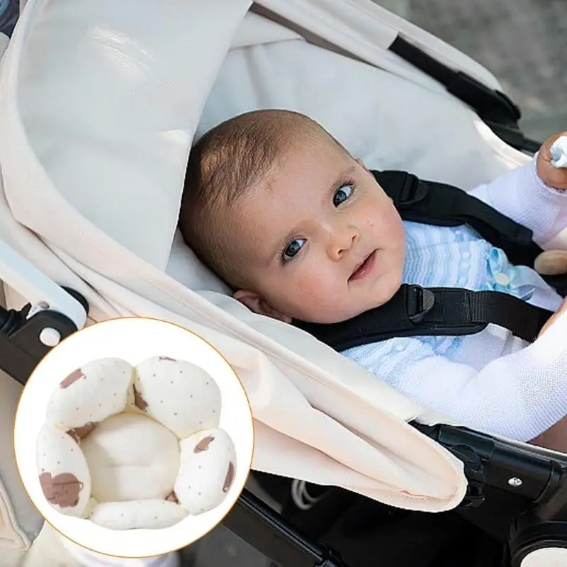 A5YC Baby Head Support Pillow Child Head Neck Safety Supporting Cushion for Car Seats Ensuring Safe Journey