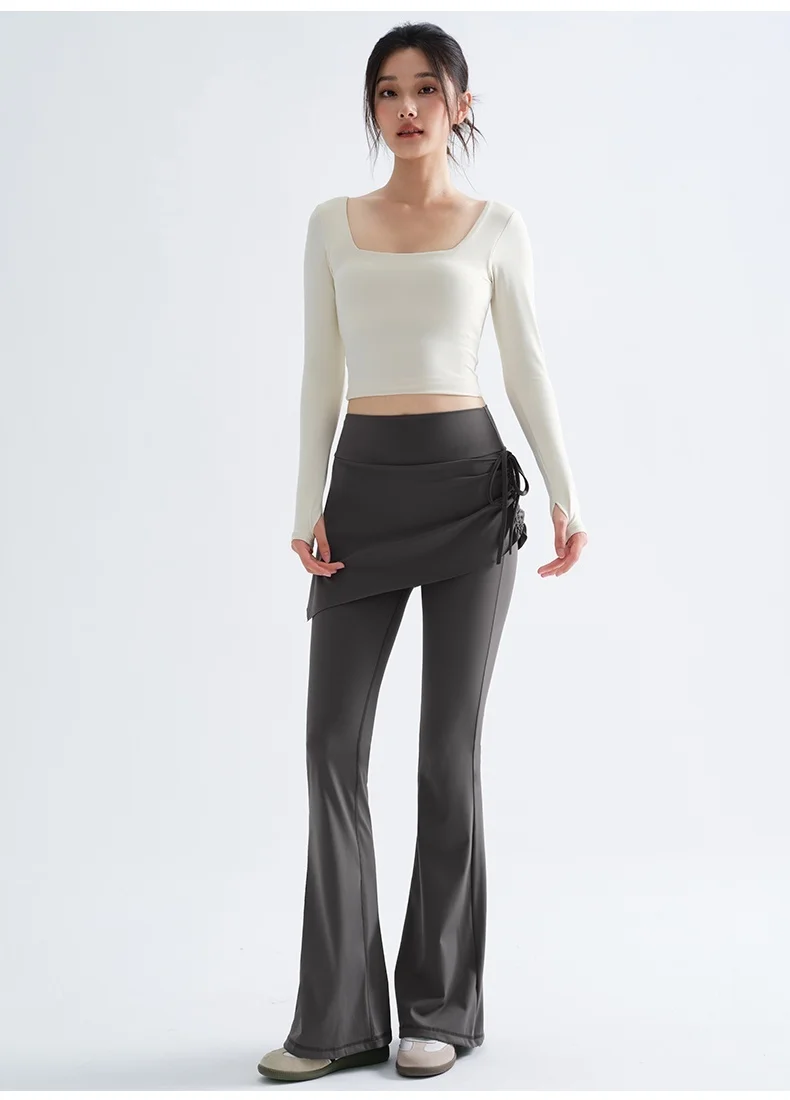 Yoga Pants Black Women Distressed Butt-Lifted Unlined Tone Goth Sweat Fashions Shapertummy Matching Attire Festive Cartoon Girls