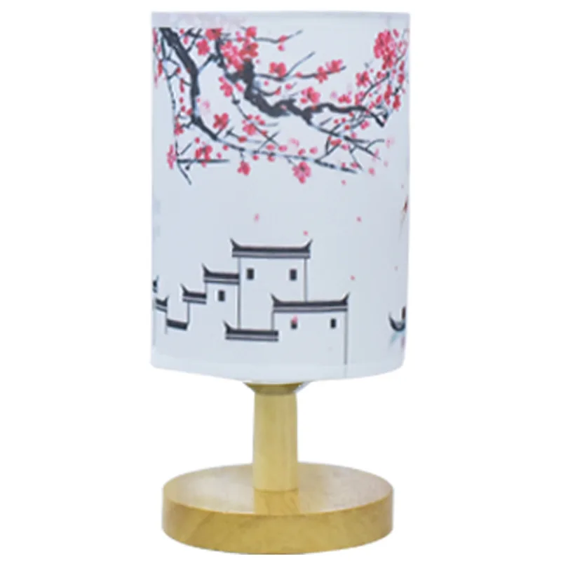 #For Chinese style literary desk lamp bedroom sleep bedside lamp retro decorative dormitory led night light atmosphere creative