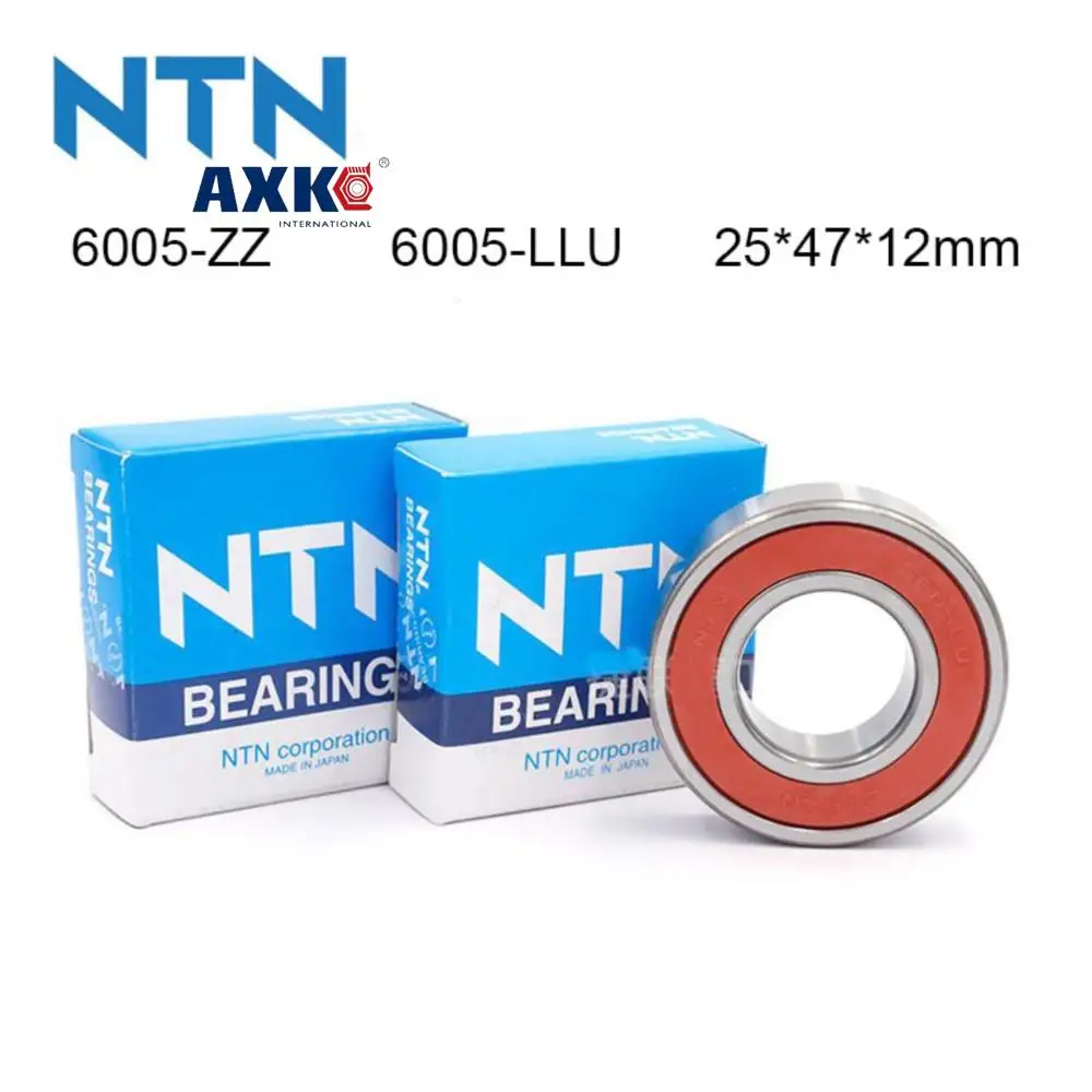 

Japan 100% Original NTN Bearing 2/5Pcs 6005-ZZ 6005-LLU ABEC-9 Ball Bearing 25x47x12mm High Speed Deep Groove 6005 Ball Bearing