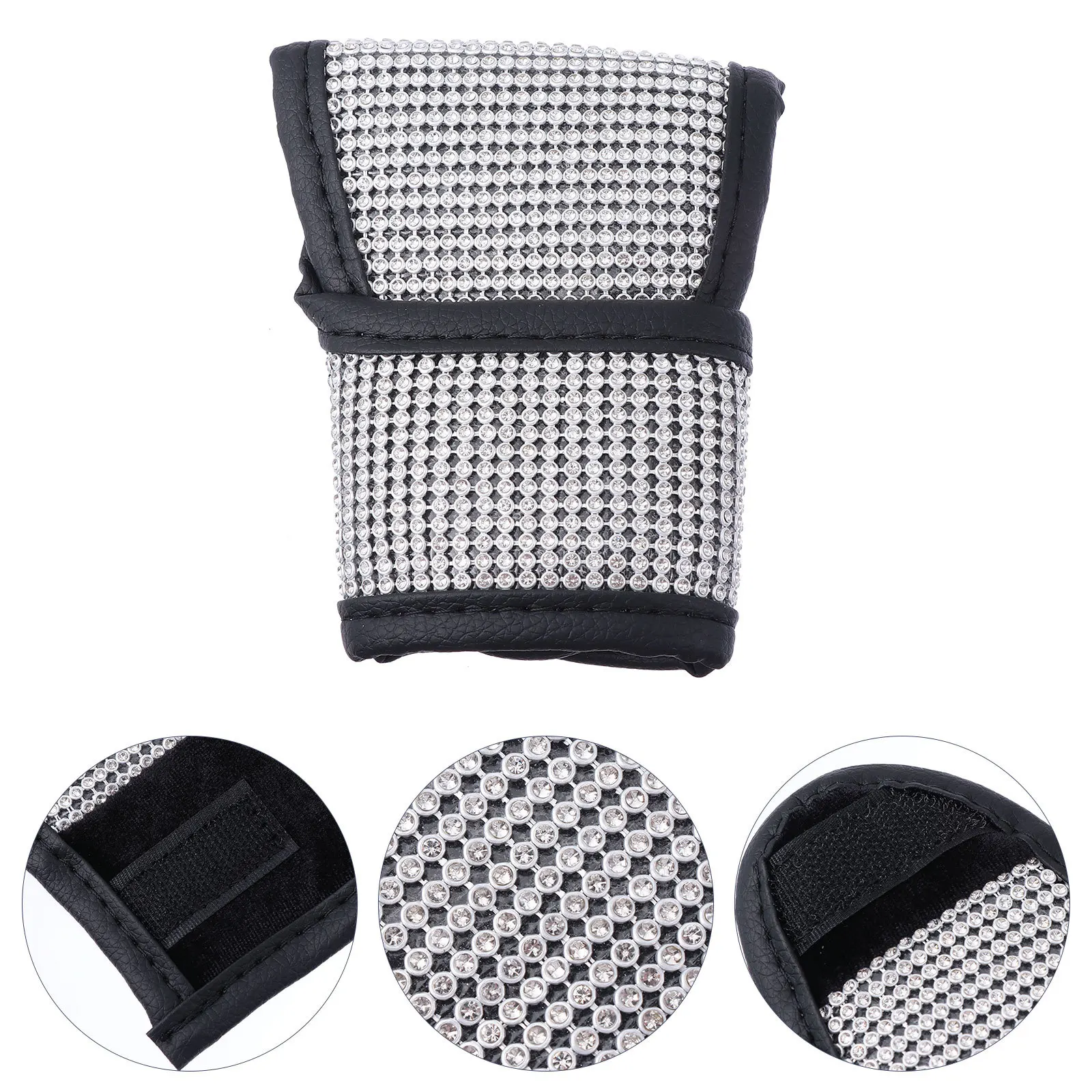 

Car Shifts Knob Gear Cover Bling Crystal Waterproof Auto Interior Accessories Luxury Gear Protector Car Decor Auto
