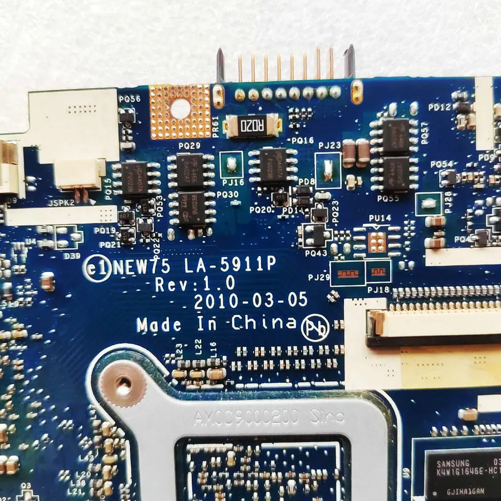 NEW75 LA-5911P For Acer Aspire 5551G 5552G Laptop Motherboard MBPUU02001 Mainboard  MB.WVE02.001 LA-5911P 100% OK