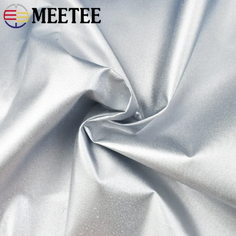 1meter 175cm Width 210D Oxford Cloth Waterproof Fabric Encrypted Silver Clothes Sunscreen UV Car Awning Sunshade Umbrella FA226