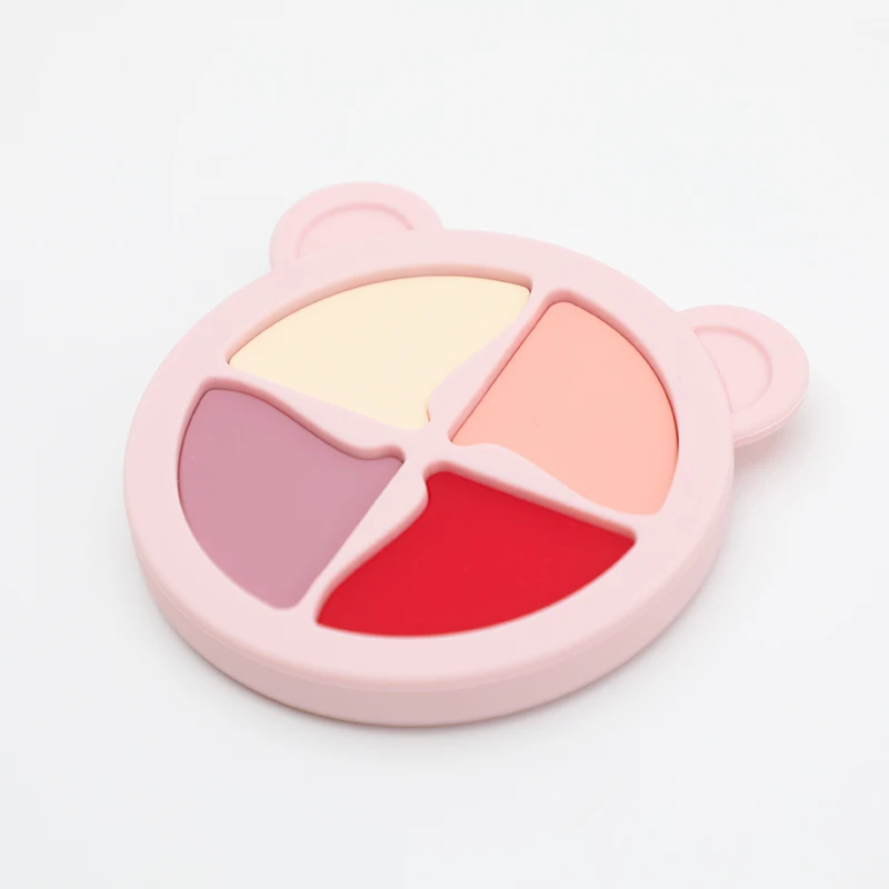 Juego de maquillaje de silicona para niñas, 12 piezas, juego de simulación de peluquería, juguete de maquillaje para niñas, regalos cosméticos