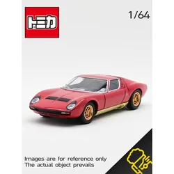 TAKARA TOMY TOMICA TLV LV-Lamborghini Miura SV rosso pressofuso decorazione auto in lega set regalo giocattolo regalo di compleanno del ragazzo.