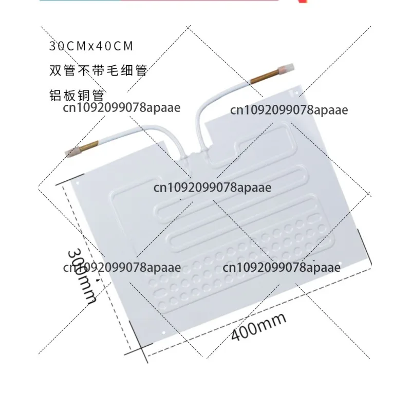 for Refrigerator Freezer Vaporizing Board Blowing Expansion Evaporator Refrigeration Plate with Capillary Fresh Cabinet