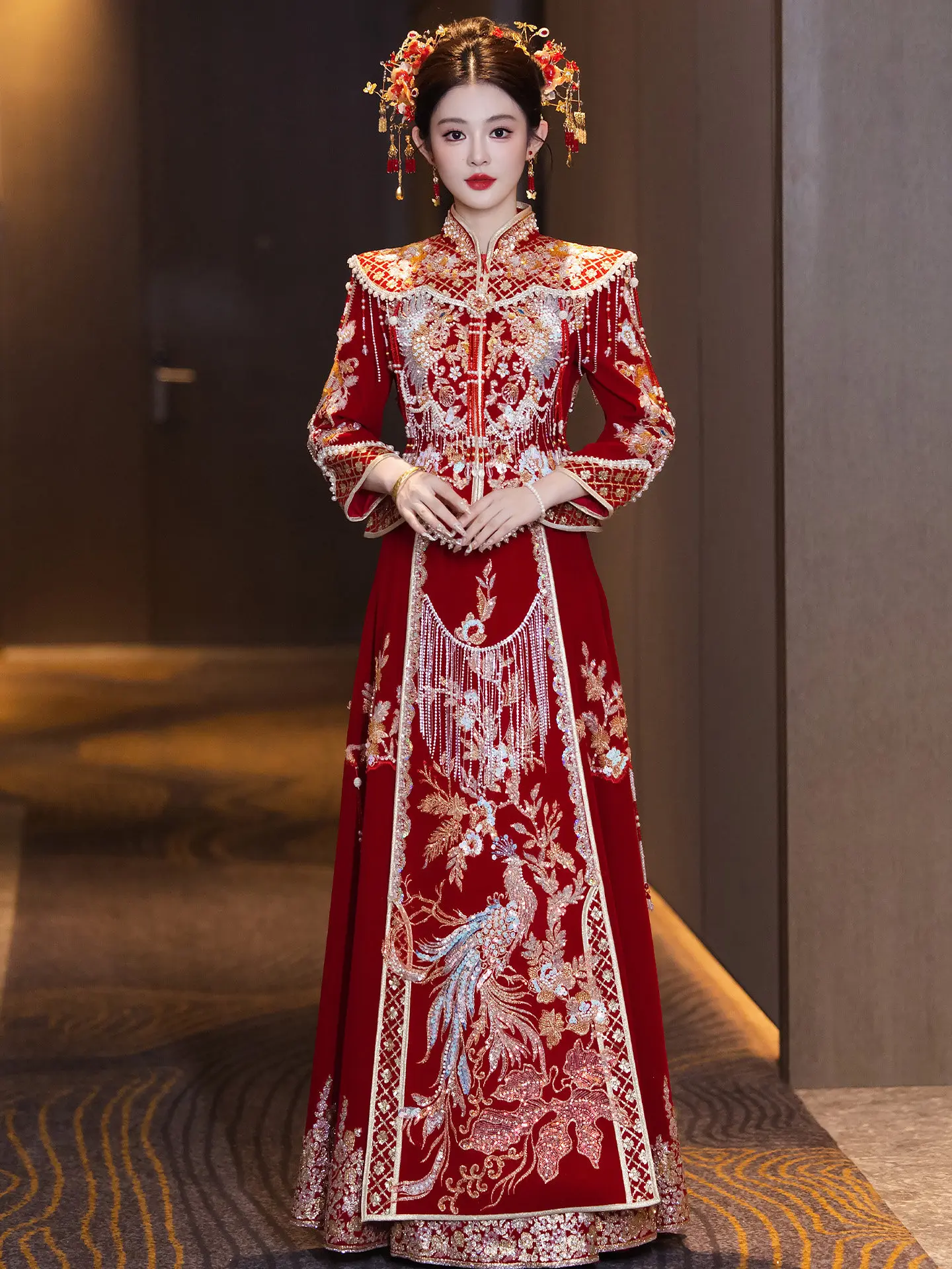 Women Luxury Red Xiuhe Suit 20 - Embroidery Wedding recension och pris