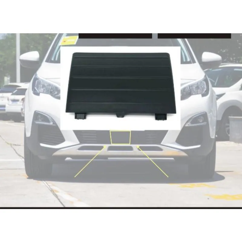 for Peugeot 3008 3008 GT 5008 2016-2018 2019 2020 Medium net blocking cover under the middle mesh decorative plate grille cover