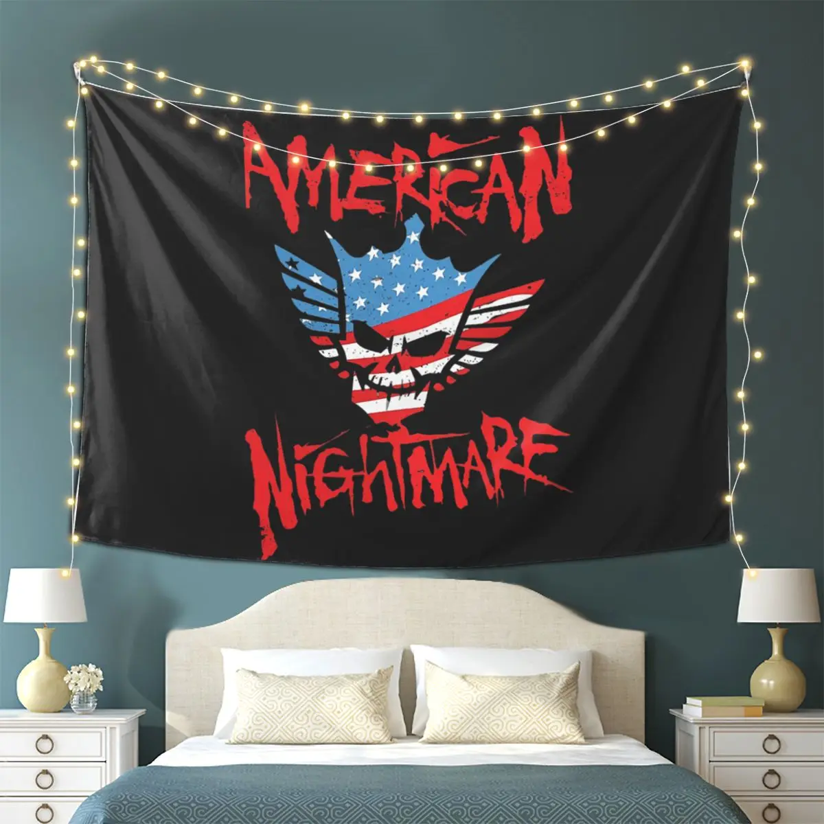 

Cody Rhodes Mes Tapestry Wall Hanging Aesthetic Home Decor Tapestries for Dorm Room