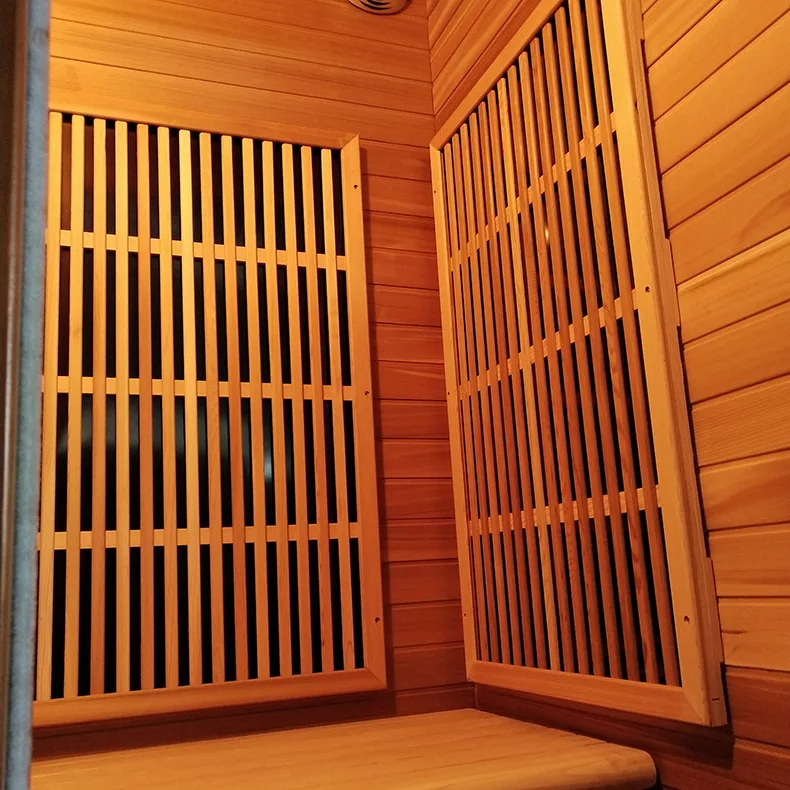 Graphene energy light  room, household single red cedar solid wood mobile sweat steamer far-infrared