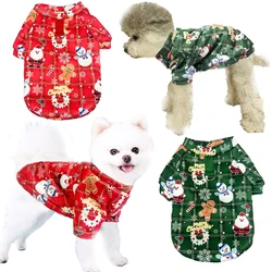 Christmas Dog Clothes New Year Pets Dogs Clothing For Small Medium Dogs Costume Chihuahua Pet Shirt Warm Dog Clothing Yorkshire