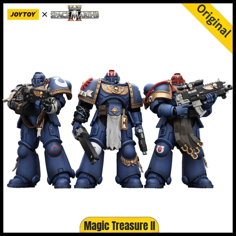 【joytoy】warhammer-40k-1-18-figura-anime-ultramarines-lieutenant-titus-sergeant-gadriel-brother-chairon-h128mm