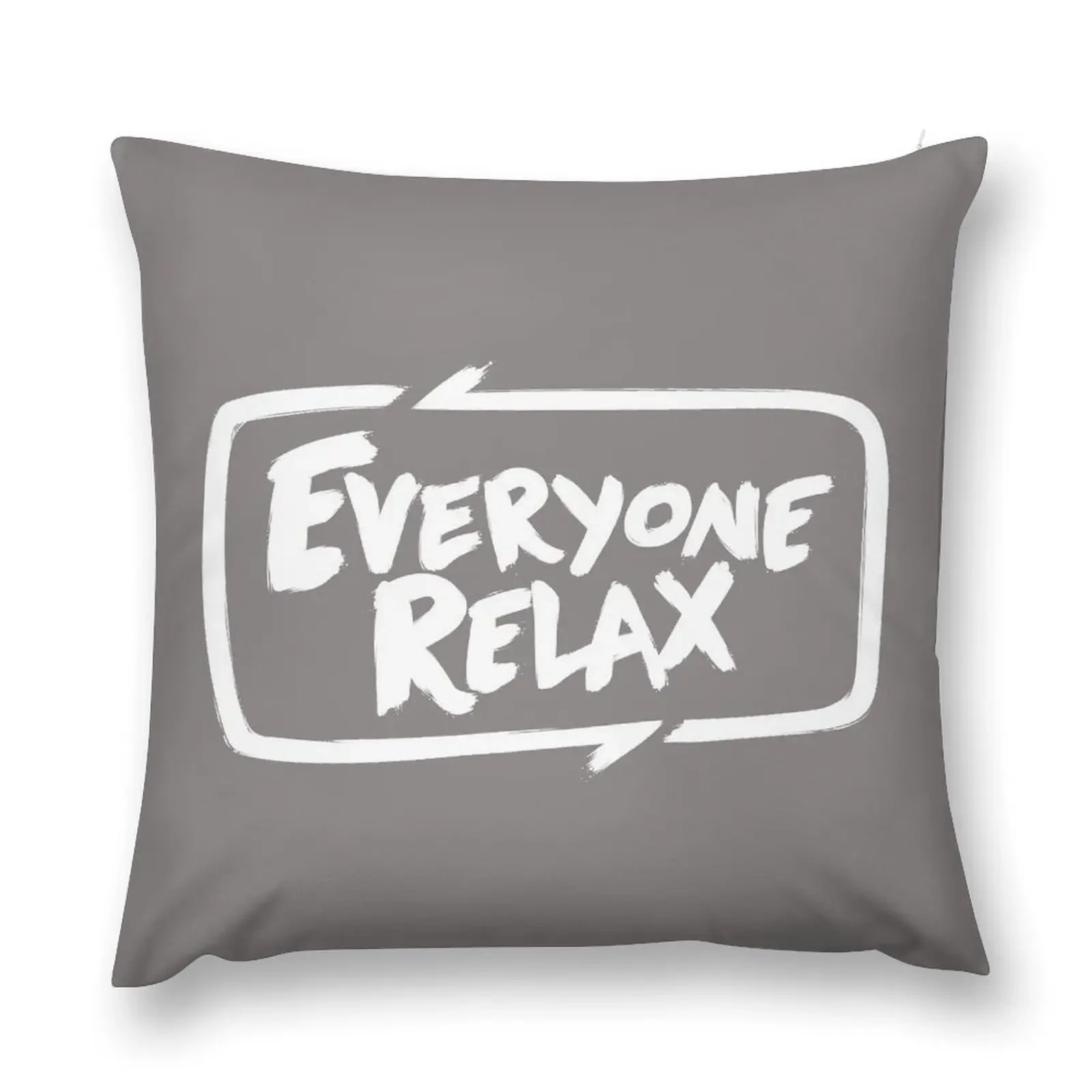 

TOFOP - Everyone Relax (white) Throw Pillow Plaid Sofa New year christmas pillowcases Pillow Cover pillow