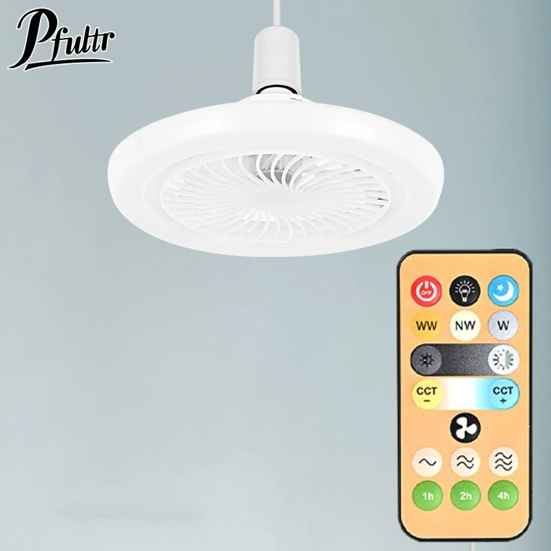 1Pcs Wireless Switchs 3 Speed 1-4h Timing Remote Control Replacement For E27 Ceiling Fan Light