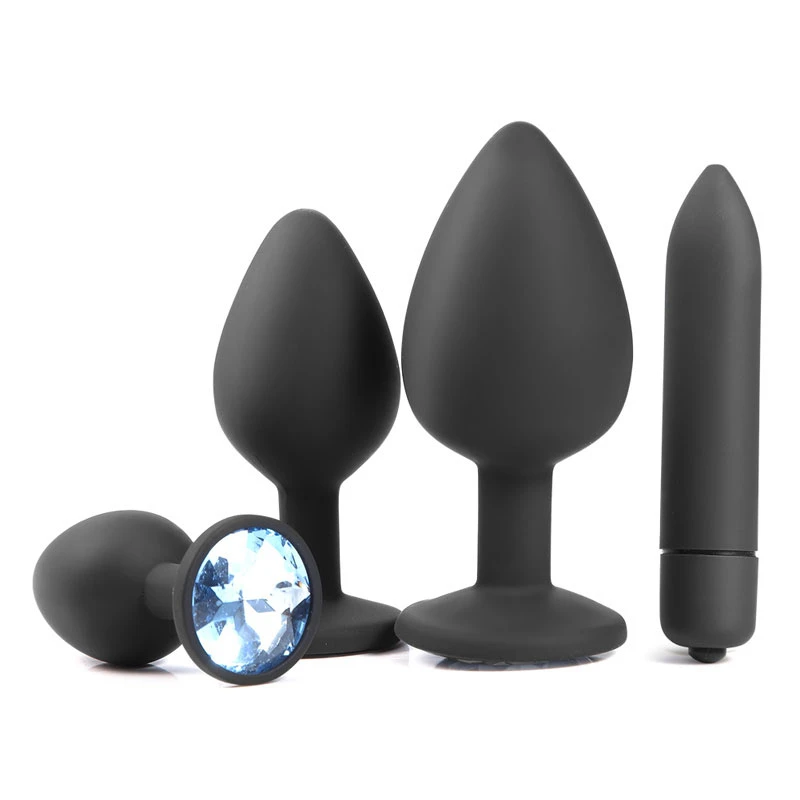 2023 New Silicone Butt Plug Anal Plugs Unisex Sex Stopper 3 Different Size Adult Toys for Men/Women Anal Trainer For Couples