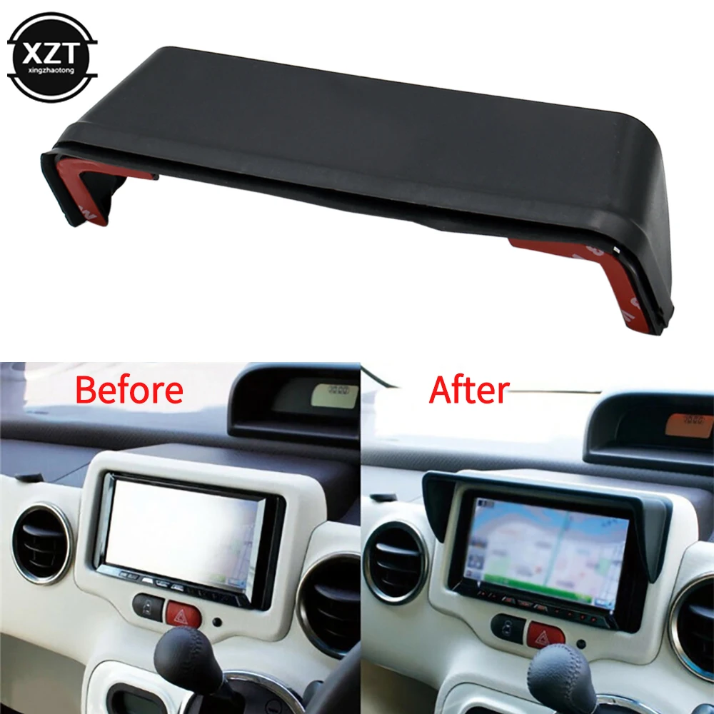 Car Sunshade Visor Lens Hood Cover Car in Dash Screen Sun Shade Sun Visor For 7" 8" inch Navigation Accessories