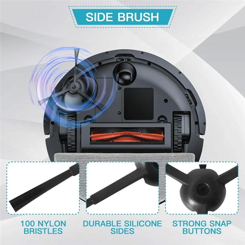 B47B-для Honiture V8 Pro, для робота-пылесоса Lubluelu L20, основная боковая щетка, фильтр Hepa, запасные части для швабры