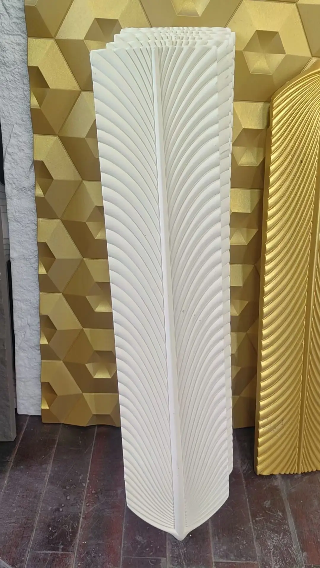 Polyurethane Mushroom-shaped   Wall Panels, Back Walls, Office And Commercial Space Back Walls