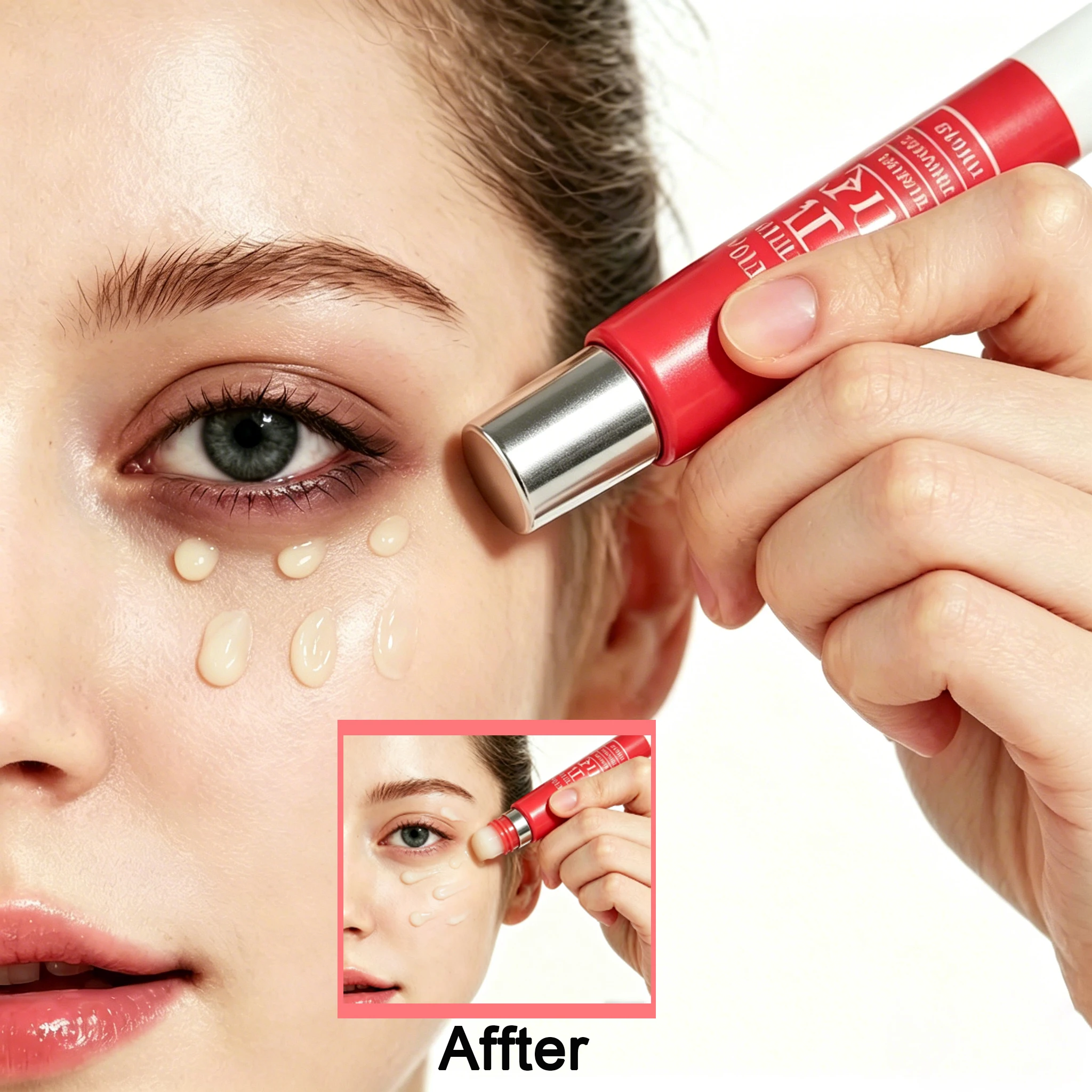 Bálsamo en Barra de Retinol para Ojos, para la Recuperación Nocturna, Reduce la Hinchazón, Cuidado de Ojos, para Ojeras y Patas de Gallo, Reafirmante y Suavizante