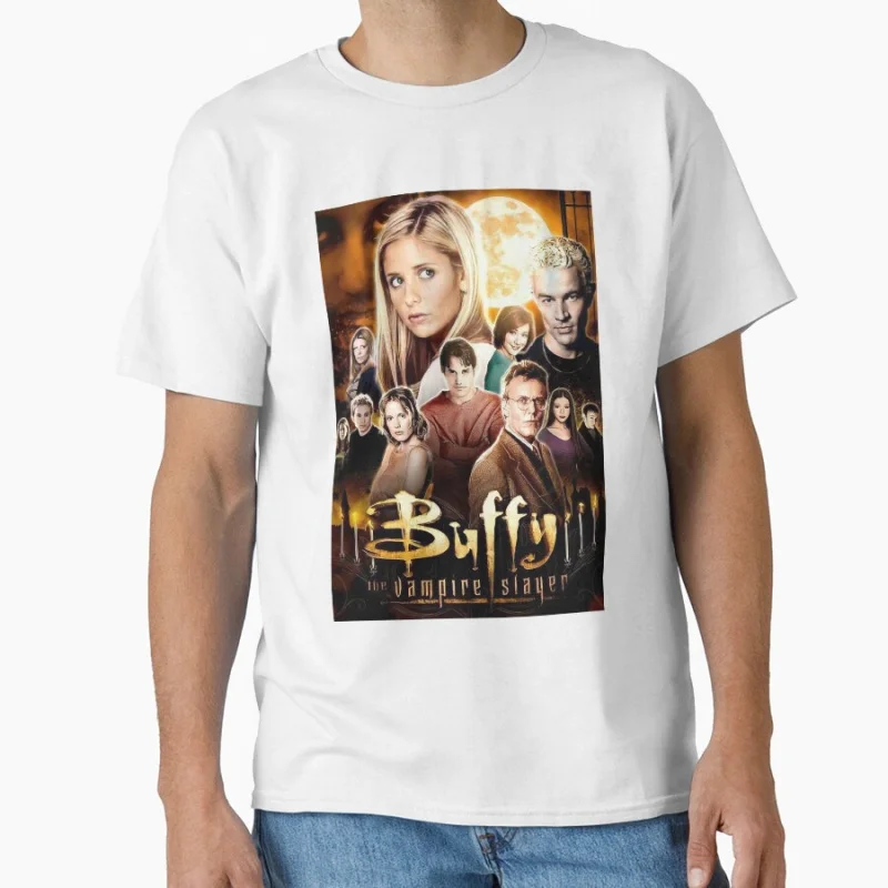 Scary film Mens My Favorite Buffy The Vampire Slayer Funny Fans horror movies Classic T-shirt Large size Adult Tops S-6xl