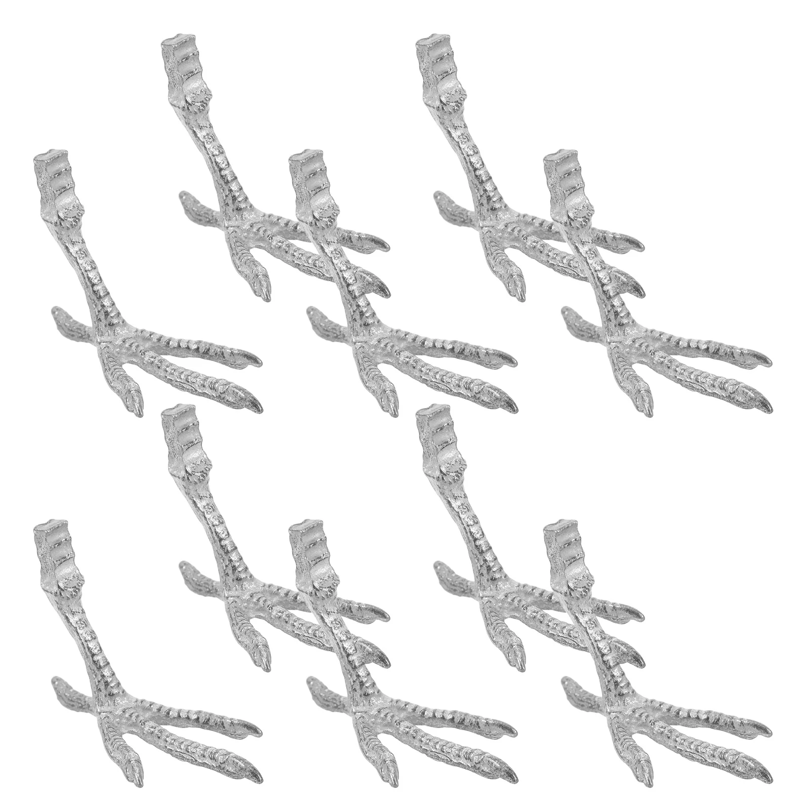 10 قطعة أقدام واقعية ل تقليد الببغاء مخلب ديكور الحرفية أقدام الطيور الحديد باو Diy بها بنفسك مشاريع نابض بالحياة الببغاء القدم محاكاة #1