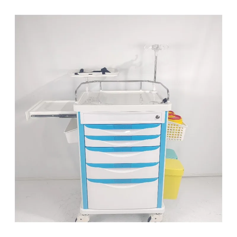 

Больничная мебель, АБС-пластик, аварийная тележка, тележка для анастезии, игрушечная тележка для лекарств для медицинского использования