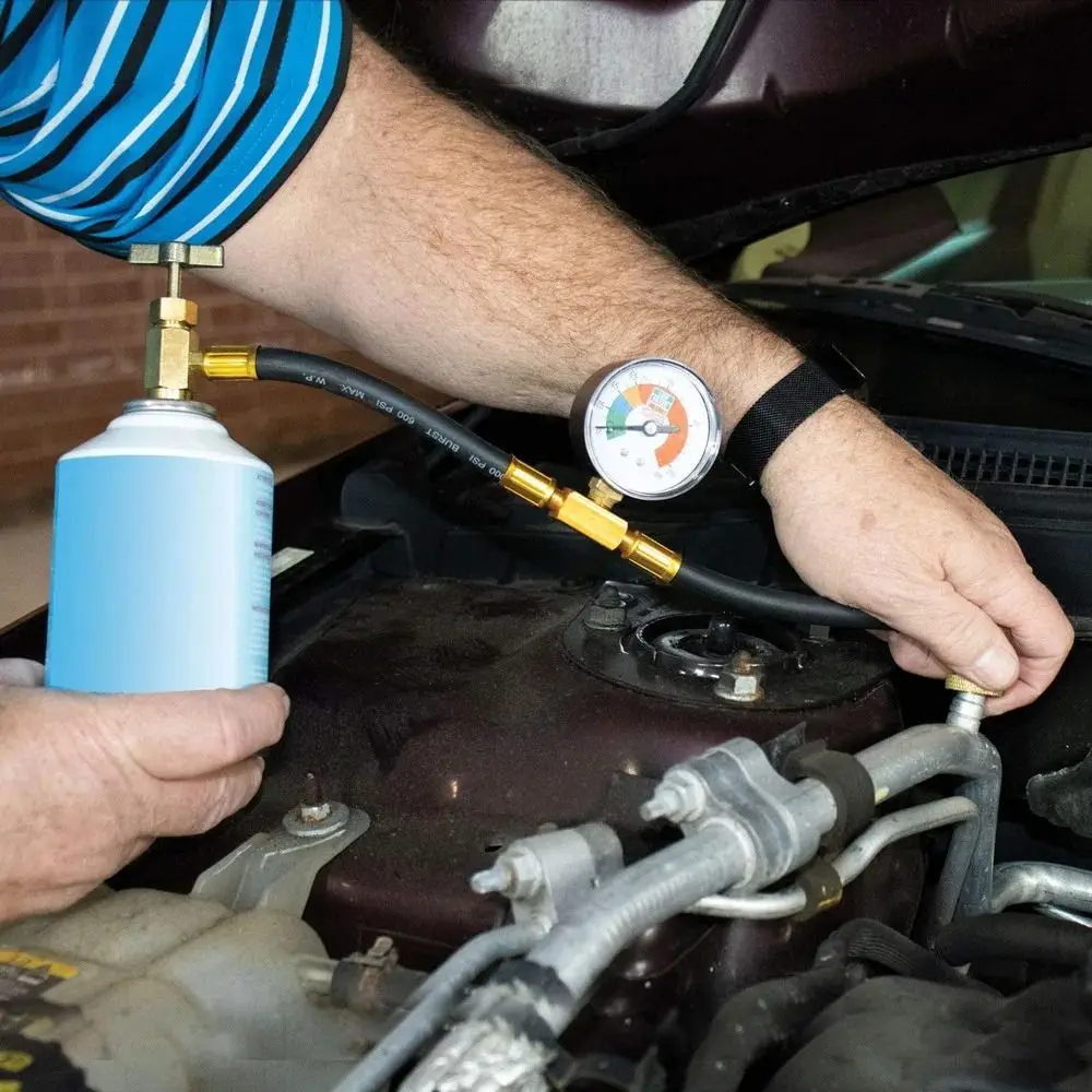 Gauges Refrigerant Recharge Kit Manometer Adapter Air Conditioning Filler Kit Professional Continuous Refill