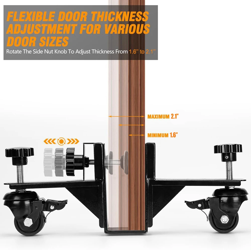 Door Installation Dolly Door Panel Handling Trolley 360º Rotation Translating Roller Heavy Duty Door Panel Trolley Board Dolly