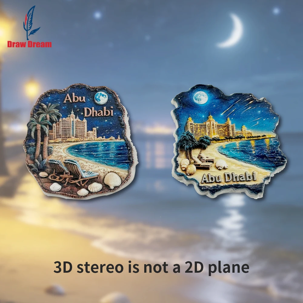 Home Office Dubai - Magnete per frigorifero 3D creativo Dubai,