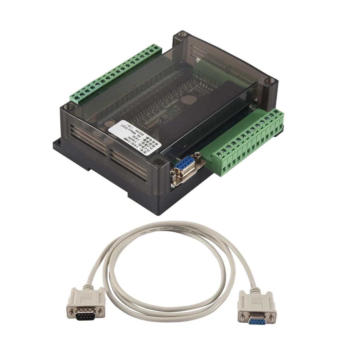 ABZV-FX3U 24MR 6AD RS485 RTC (часы реального времени) 14 входов 10 релейных выходов 6 аналогового входа 2 аналогового выхода Контроллер Plc