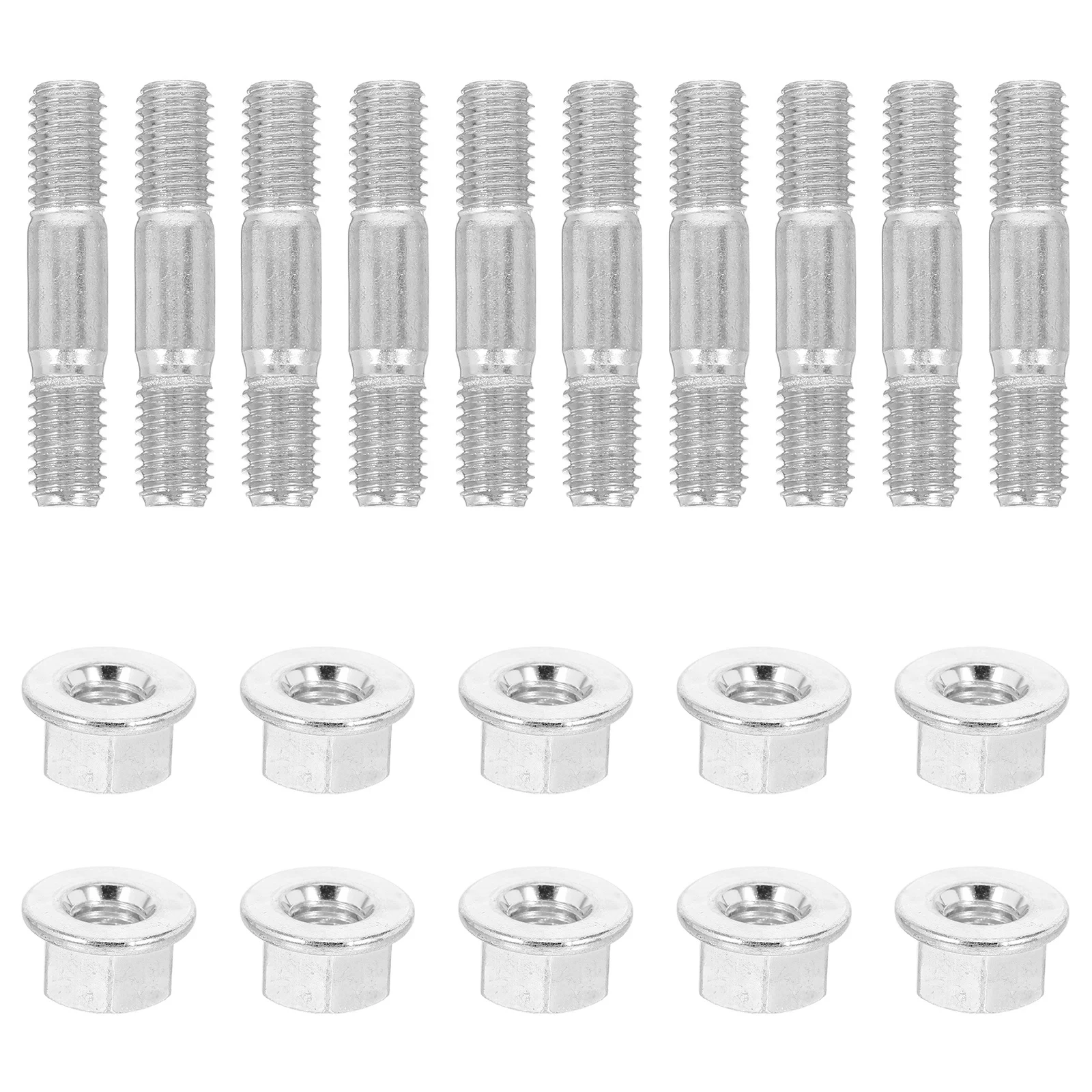 1 Satz Metall-Kettensägenplatten-Schrauben, doppelköpfige Schrauben, selbstschneidende Bolzen für die Wartungssatz zum Anziehen von Stangenschienen