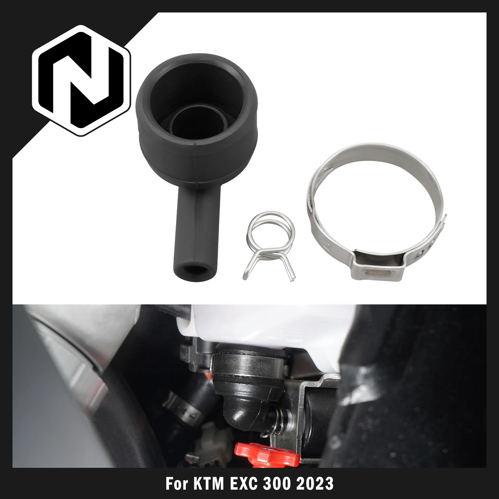 

NICECNC For KTM EXC 300 EXC 250 150 XCW 300 2023 EXC XC XCW TPI 150 250 300 2020-2022 Angle Piece Oil Tank For GasGas EC 300 250