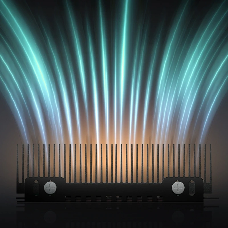 ل M.2 SSD بالوعة الحرارة لوحة حرارية للتبريد NVME 2280 مبرد القرص الصلب الصلب